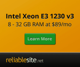 Dedicated Hosting with Xeon E3-1230v3